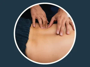 Massage helping the body